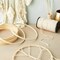 Bamboo Rings for Crafts, Macrame, and Dreamcatchers (9 in, 12 Pack)